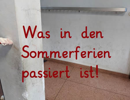Malerarbeiten und erste Baumaßnahmen