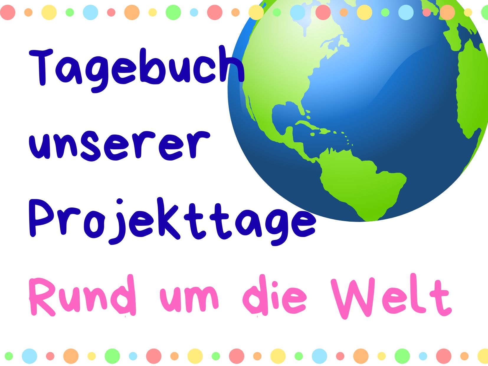 Tagebuch Projekttage